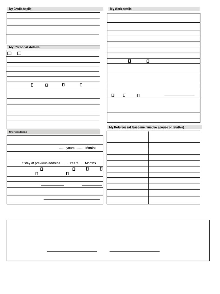 A Mubadala Loan Application Info Form | PDF | Employment | Mortgages