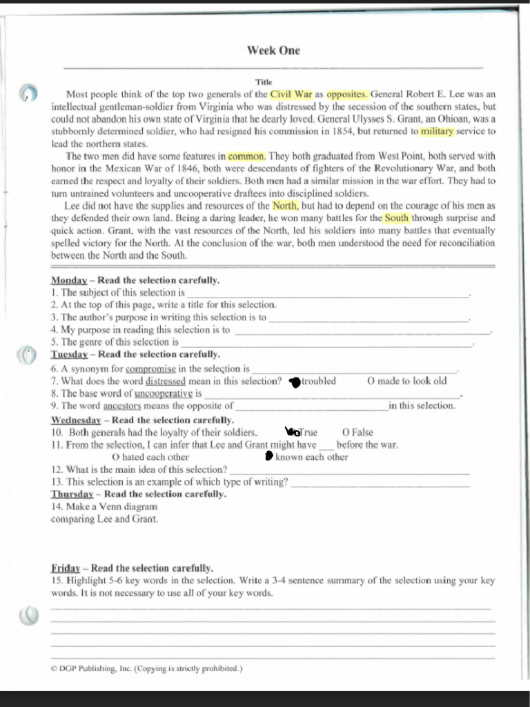 Week one | PDF