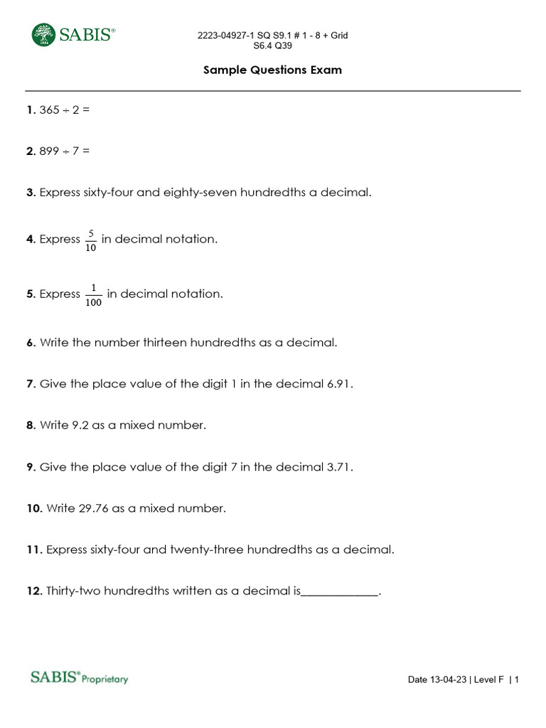 2223-04927-1-Math F - AMS-SQ | PDF