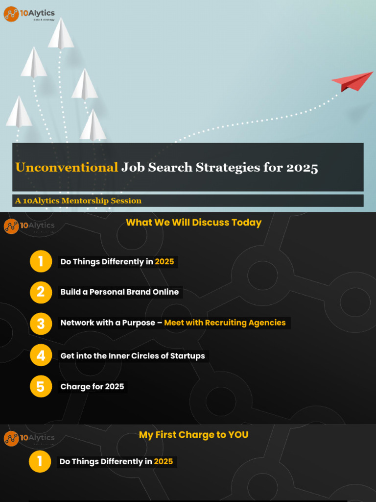 Unconventional Job Search Strategies PDF Human Communication