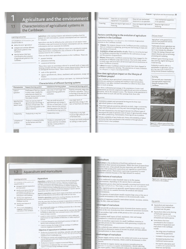 CXC Study Guide - Environmental Science Unit 2 For CAPE | PDF