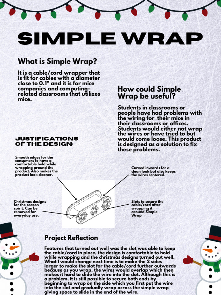 Simple Wrap | PDF | Wire | Manufactured Goods