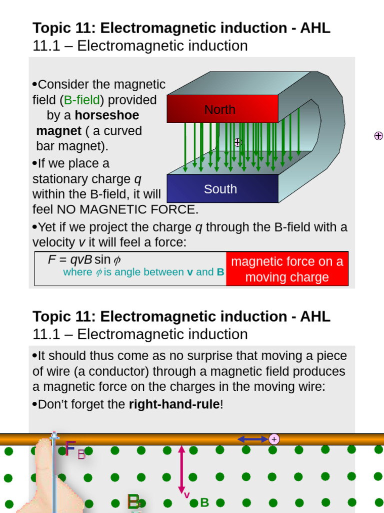 Magnetic Forces and Induction Explained | PDF | Transformer ...