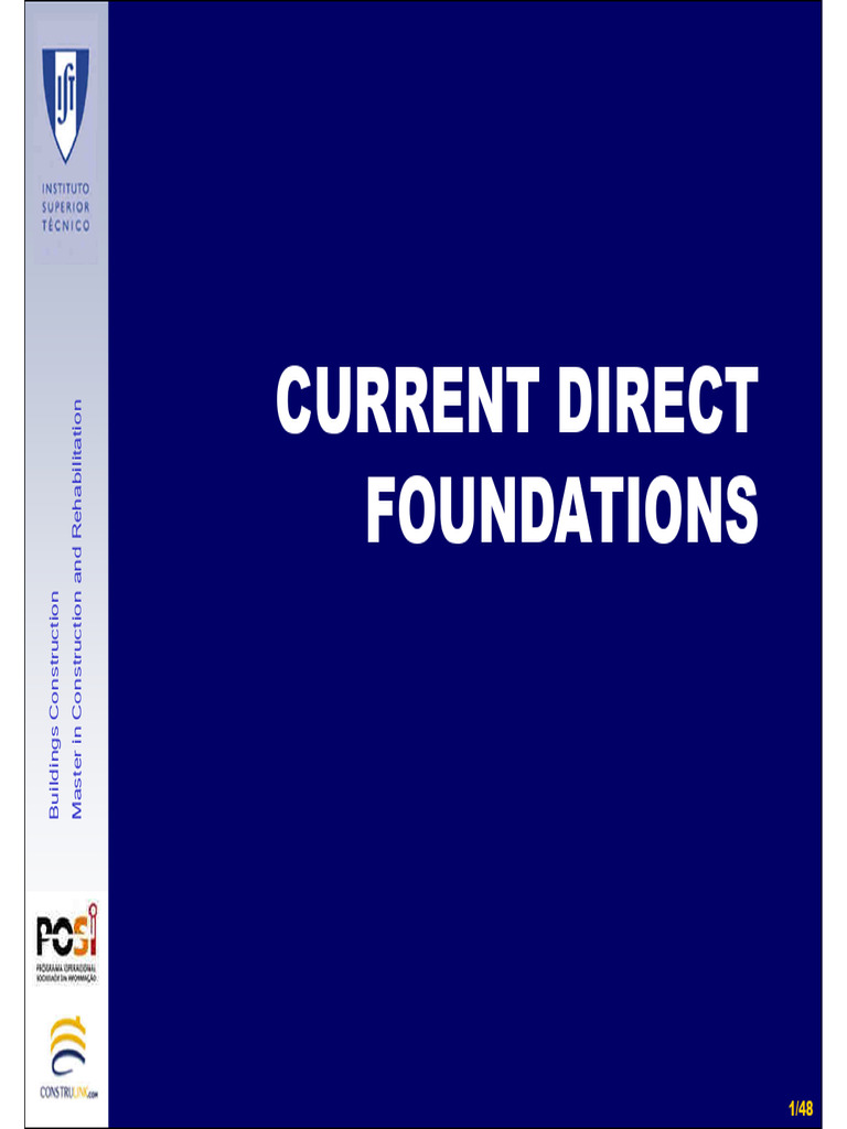 04 Current direct foundations - 2nd theoretical class_colour | PDF ...