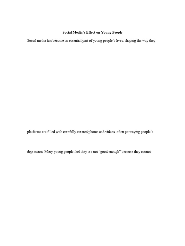 Impact of Social Media on Youth | PDF | Social Media | Popular Culture ...
