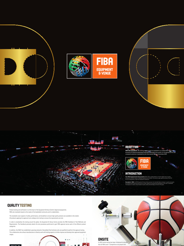 FIBA Basketball Equipment Standards Guide | PDF
