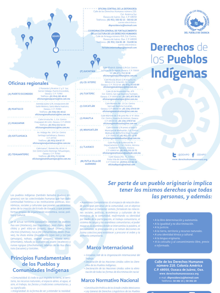 Derechos de los Pueblos Indígenas en Oaxaca | PDF | México
