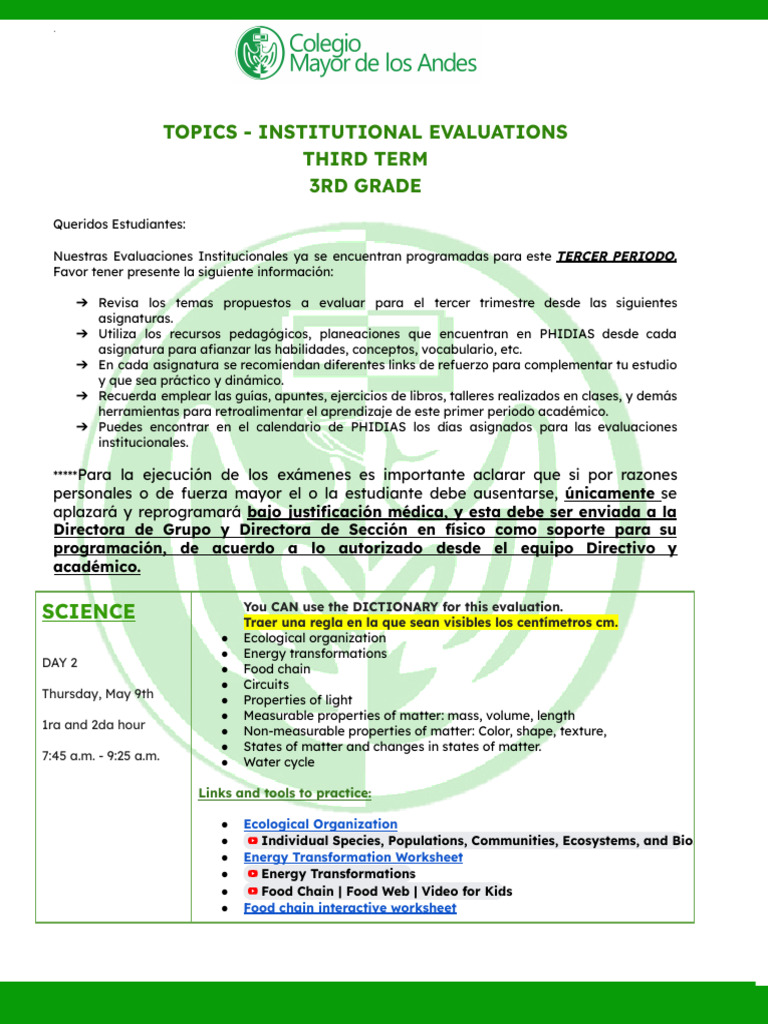 3rd+grade+topics+-+institutional+evaluations+-++third+term+23 24 ...