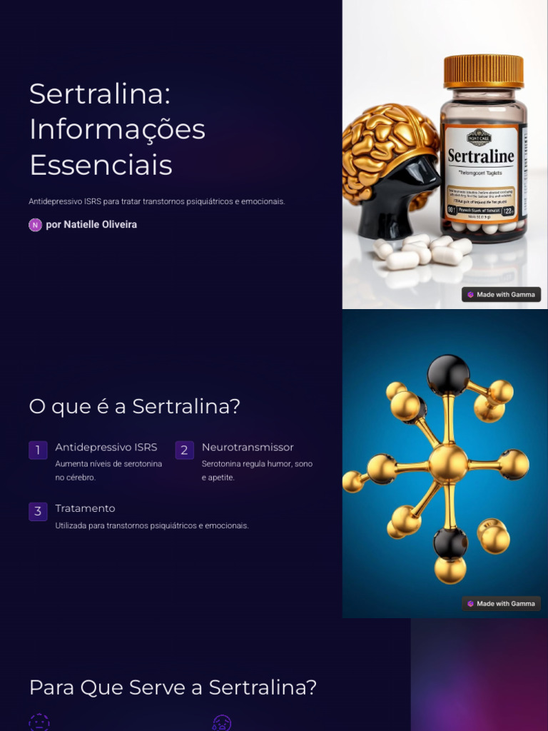 Uso e Efeitos da Sertralina | PDF | Antidepressivo | Serotonina