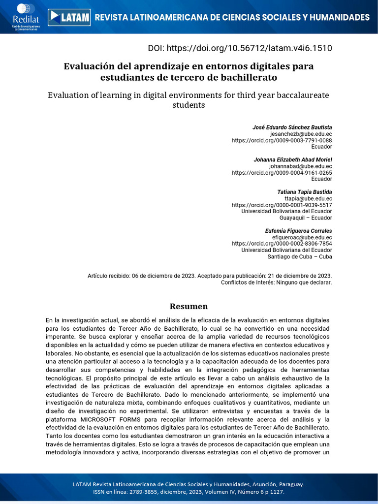 Evaluación Digital en Bachillerato | PDF | Evaluación | Enseñando