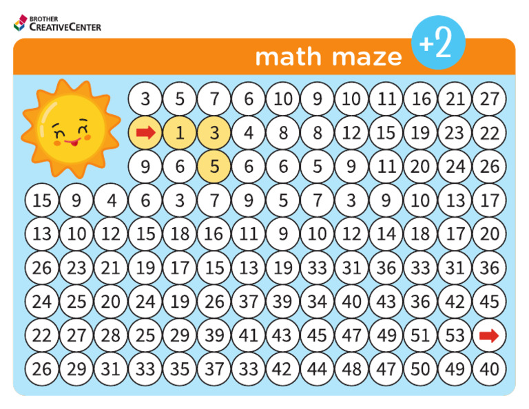 Math Maze Add 2 001 1 en | PDF
