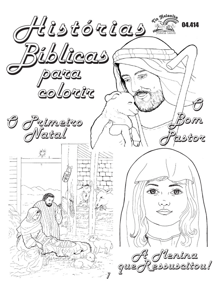 Histórias Bíblicas para Colorir Infantil | PDF | Jesus | Magos Bíblicos