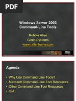 RAllen Windows Server 2003 Command-Line Tools