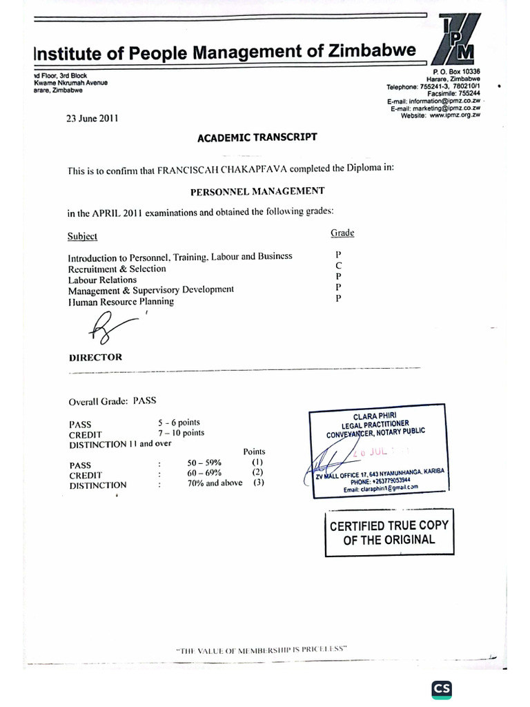 Transcript IPMZ | PDF