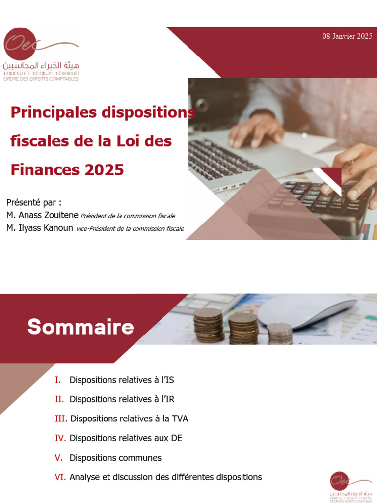 Dispositions fiscales Loi des Finances 2025 | PDF | Impôt sur le revenu ...