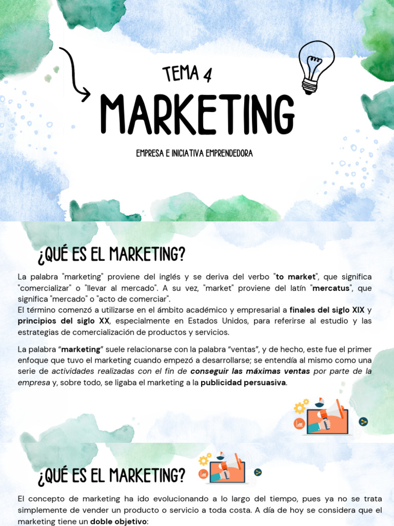 Introducción al Marketing y su Evolución | PDF | Marketing | Producto ...