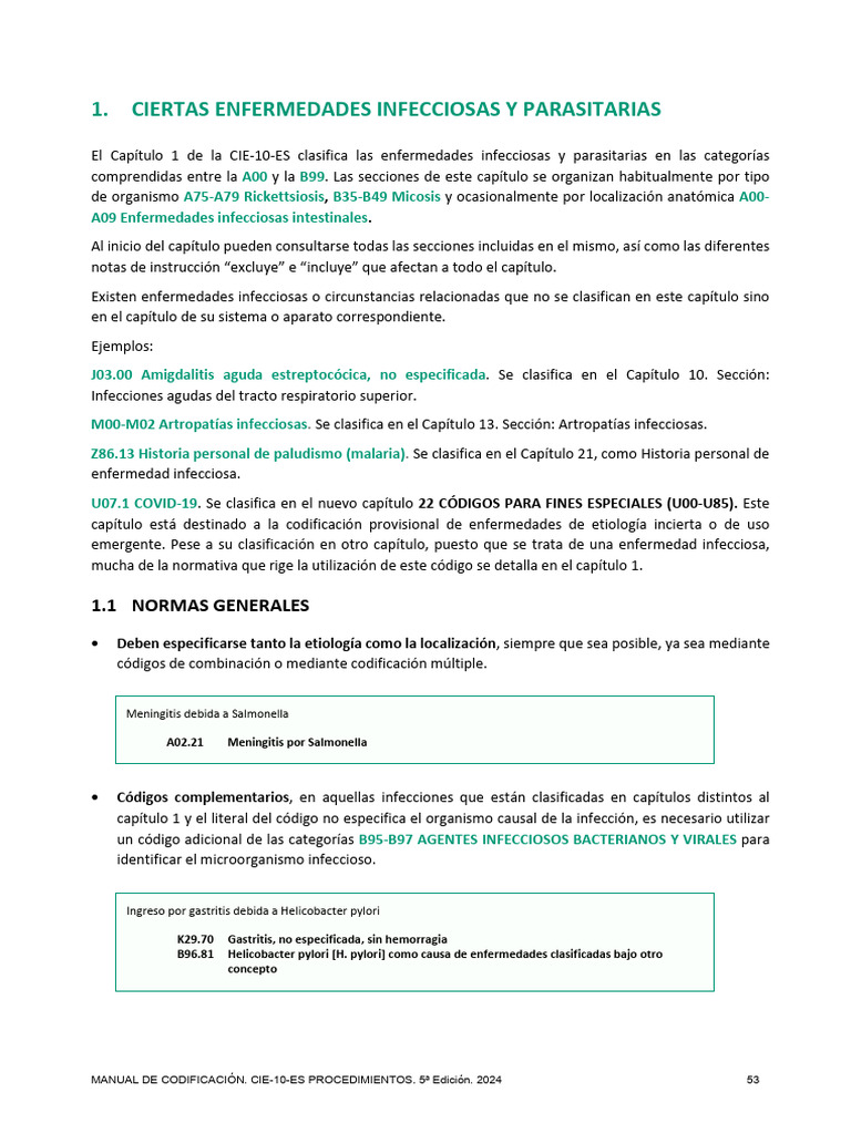 Ud1 (Capítulo 1) - Enfermedades Infecciosas y Parasitarias. | PDF ...