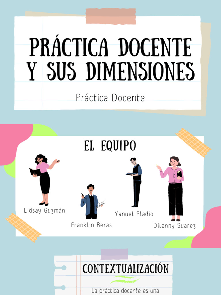 Dimensiones de la Práctica Docente | PDF | Maestros | Enseñando