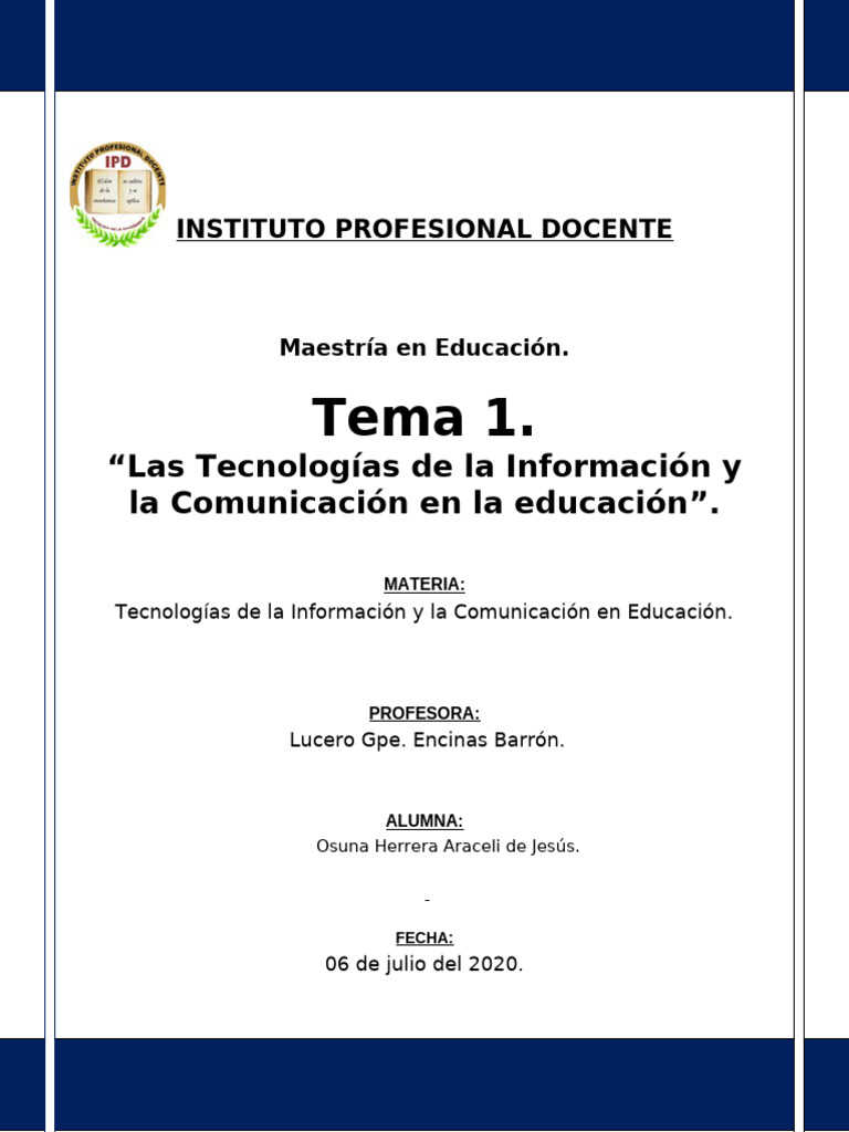 Actividad 2 - Tema1 | PDF | Tecnología de información y comunicaciones ...