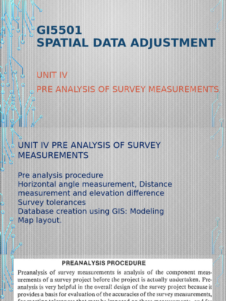 Survey Measurement Analysis and GIS | PDF | Conceptual Model ...