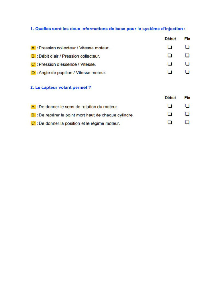 Evaluation Apres Formation | PDF