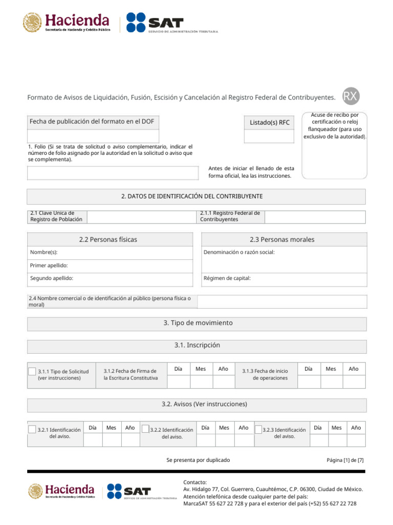 Forma+RX 30122024 VL Editable | PDF | Gobierno