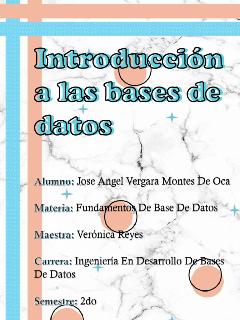 Introducción a las Bases de Datos | PDF | Bases de datos | SQL