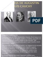 Augustin-Louis Cauchy matemático francés pionero análisis