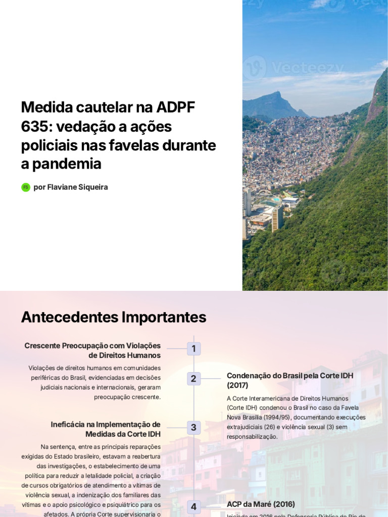 ADPF 635: Limitação de Ações Policiais na Pandemia | PDF | Racismo ...