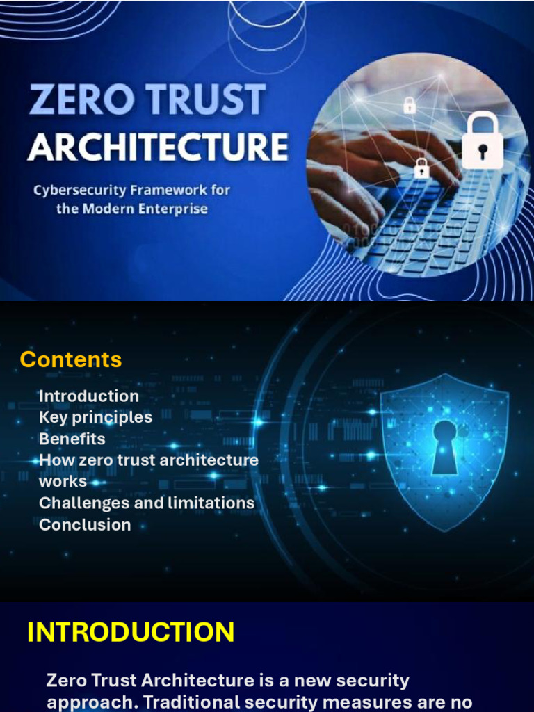 Zero Trust Architecture Pdf Security Computer Security