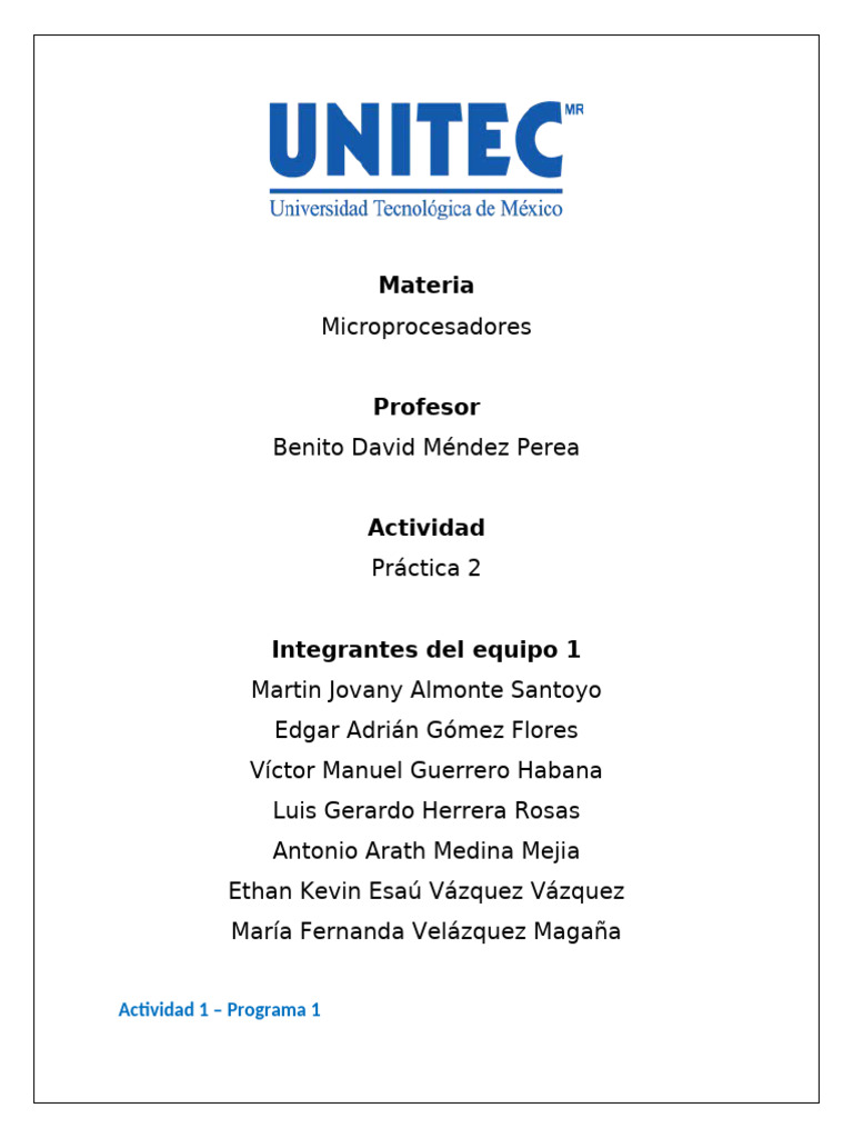 Practica 2 | PDF