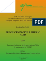 BAT Production of Sulphuric Acid