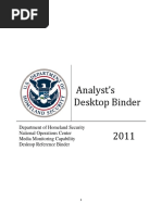Analyst Desktop Binder - REDACTED