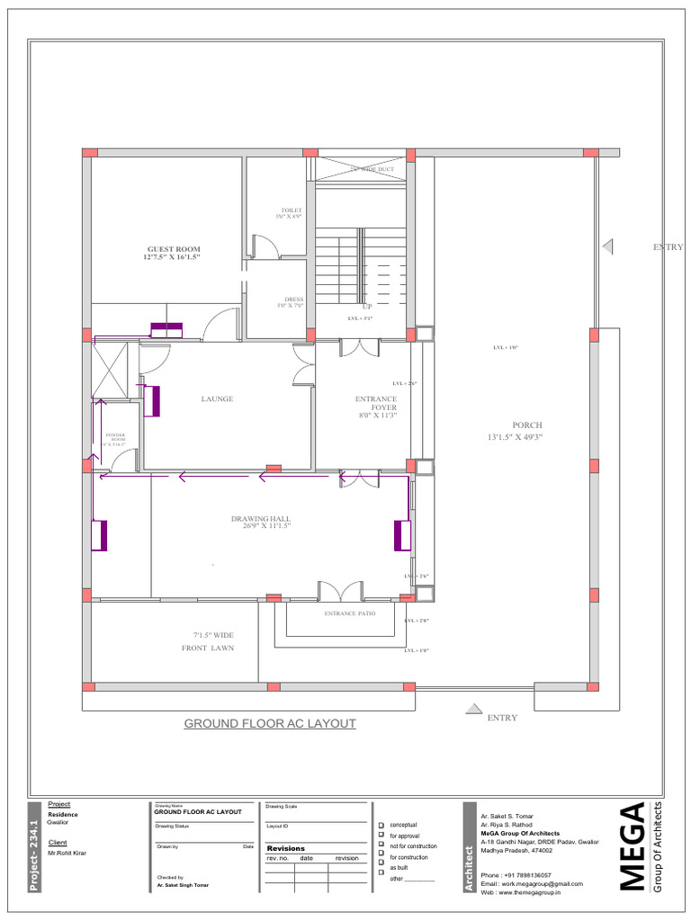 Rohit Kirar GF Ac Layout | PDF