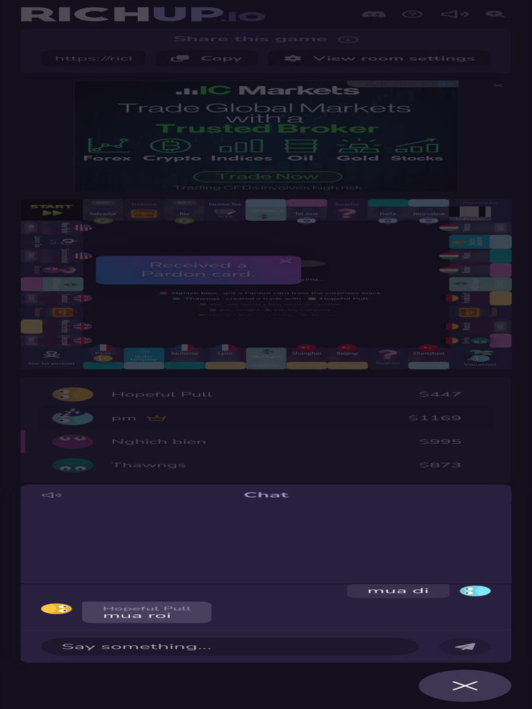 Richup - Io Play Monopoly Alternative ? - Free Online Game | PDF