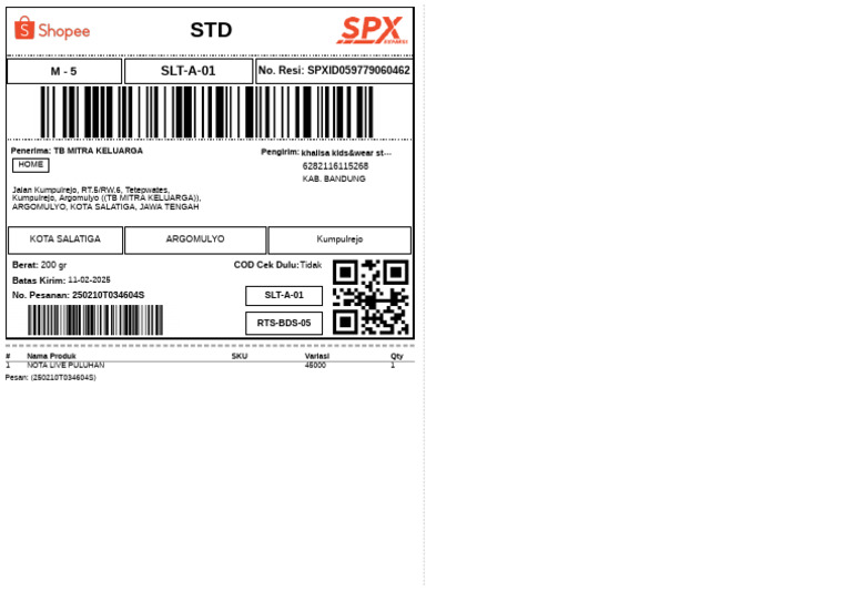 Label Pengiriman - 2025-02-11T104021.906 | PDF