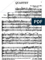 Mozart - Oboe Quartet K.370 Boosey Score