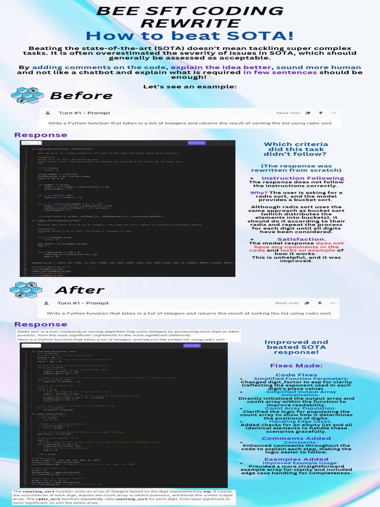 BEE SFT CODING REWRITE How To Beat SOTA! | PDF | Computer Programming ...