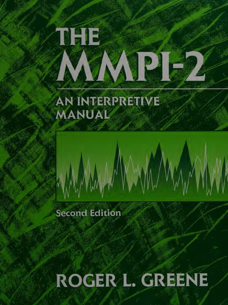 The MMPI-2 - An Interpretive Manual - Greene, Roger L Greene, Roger L ...