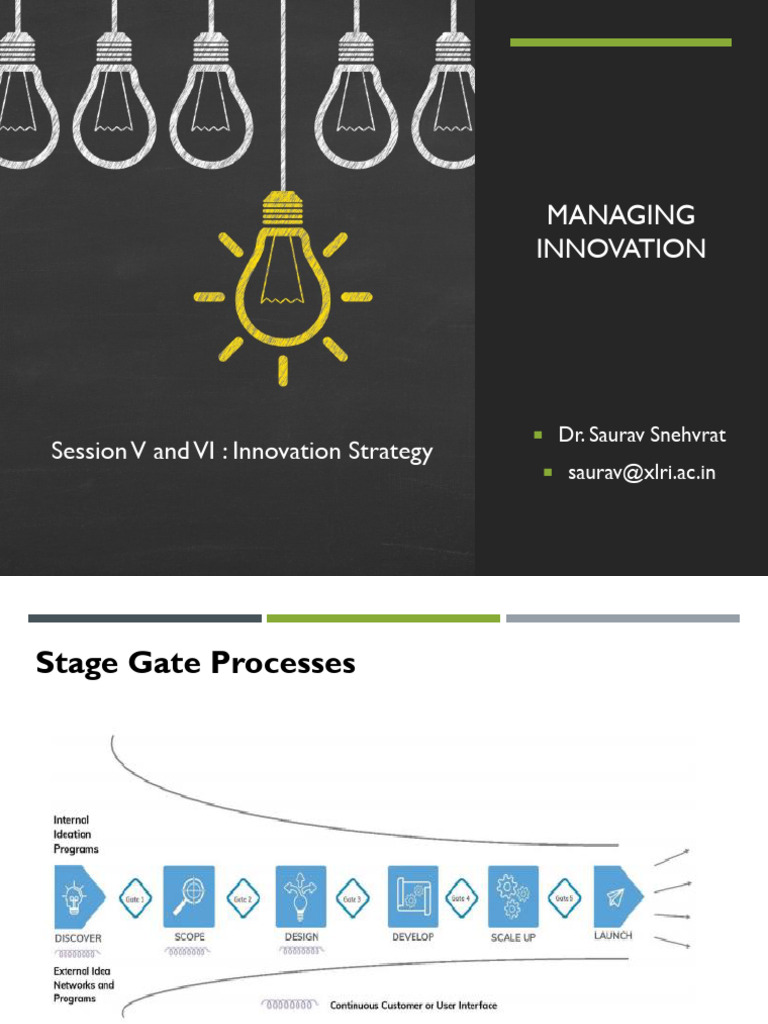 Managing Innovation Session 5 and 6 | PDF | Scenario Planning ...
