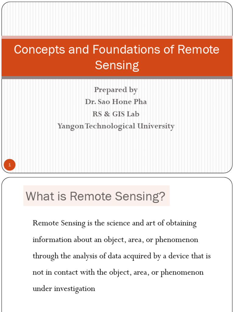 Remote Sensing Concepts Explained | PDF | Scattering | Electromagnetic ...