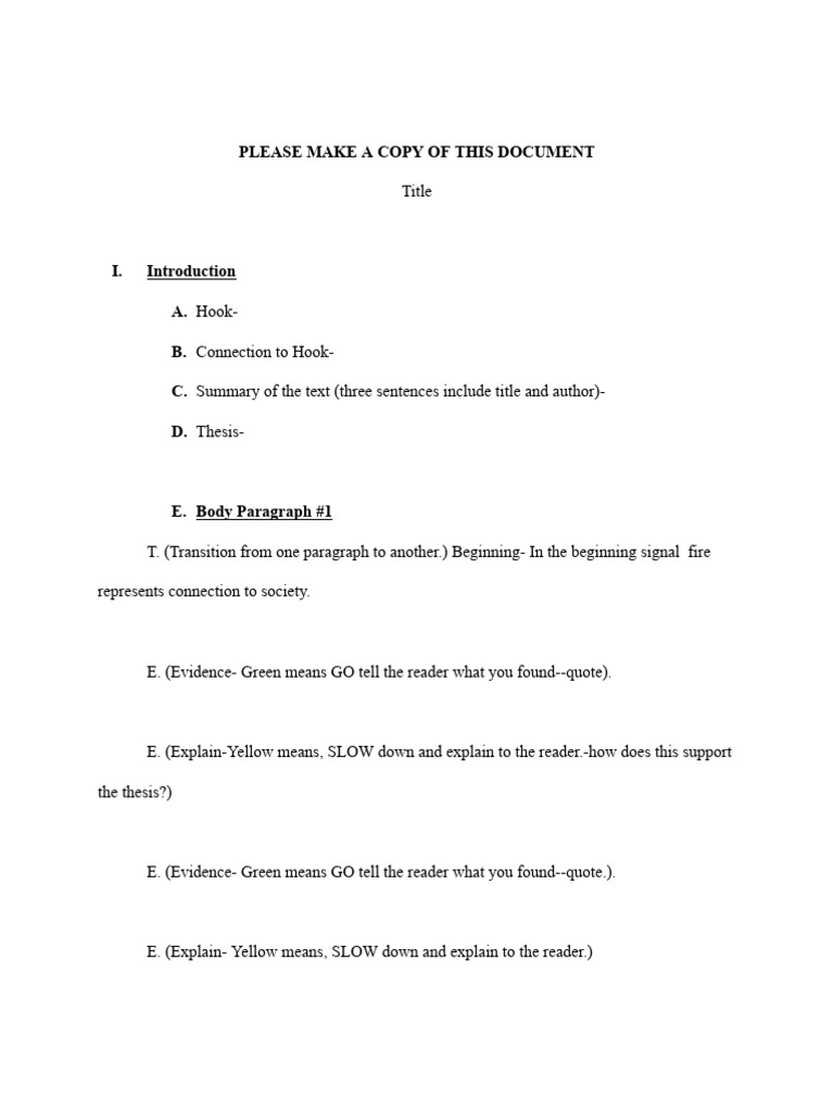 Essay Structure and Analysis Guide | PDF
