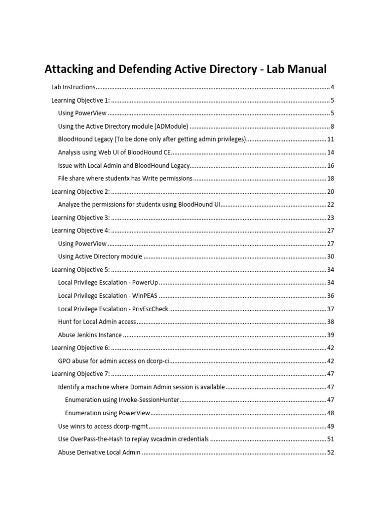 Active Directory Attack Techniques | PDF | Windows Registry | Active ...