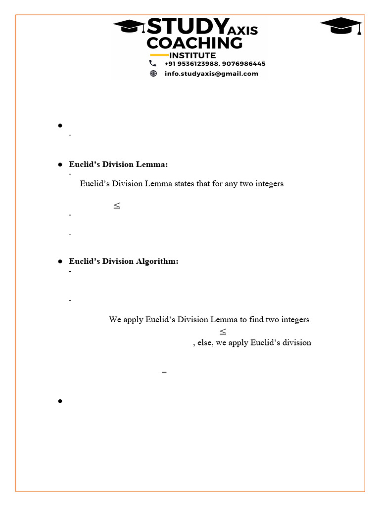 Class 10 Maths Real Numbers Summary Pdf Real Number Numbers