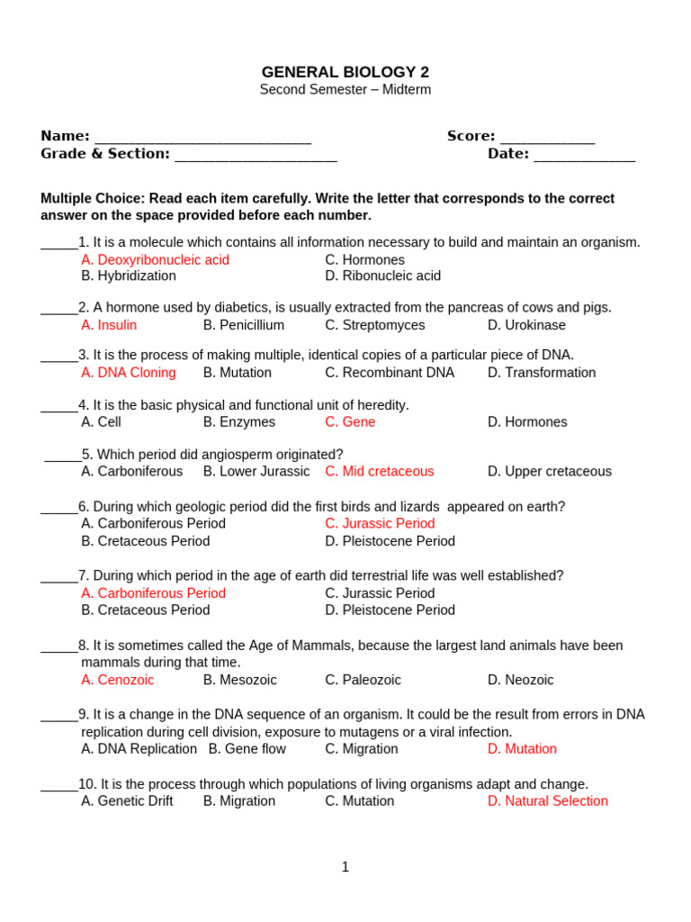 Evolution and Homology in Biology | PDF | Evolution | Natural Selection