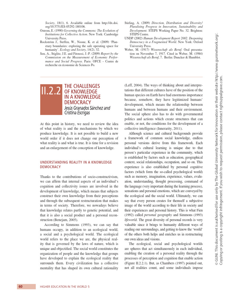 II 2 2 The Challenges of Knowledge in A | PDF | Knowledge | Epistemology