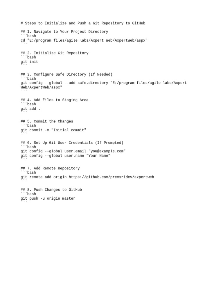 Github Cmds | PDF