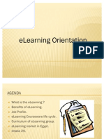 E Learning Orientation