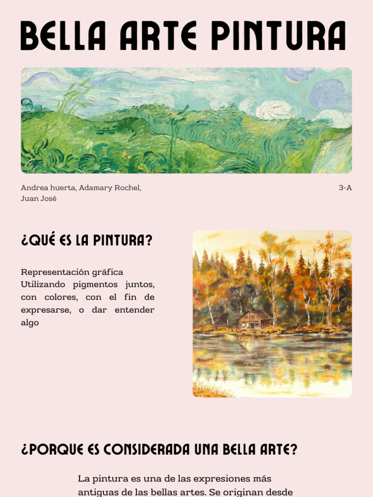 Historia y características de la pintura | PDF | Pinturas | Realismo ...
