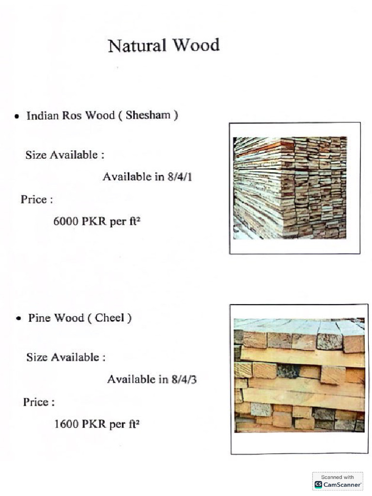 Wood Assignment | PDF